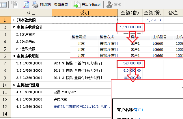 表格穿透